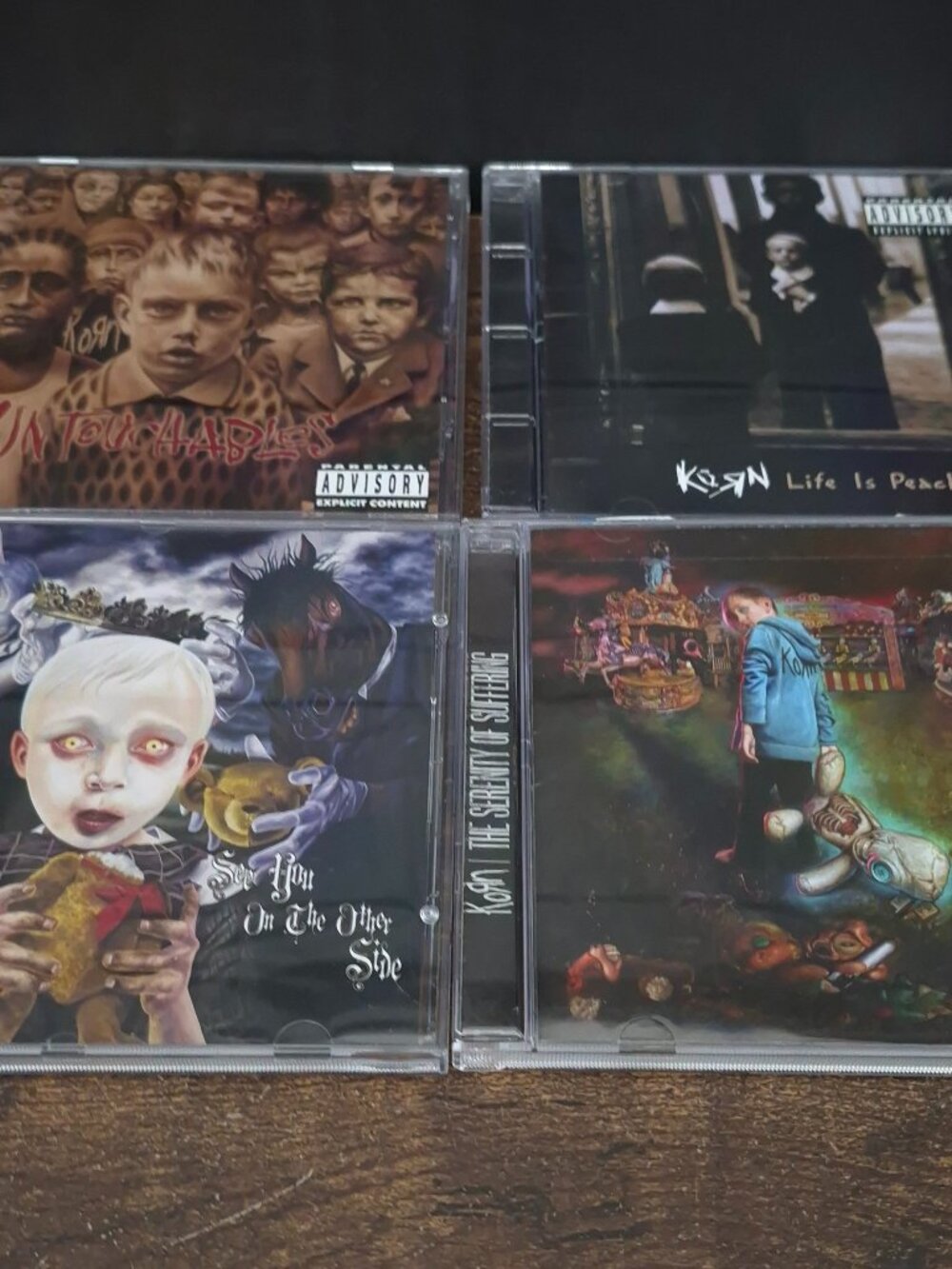 4- KORN CDs
